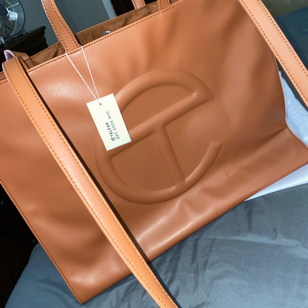 Telfar Large Tan Shopper